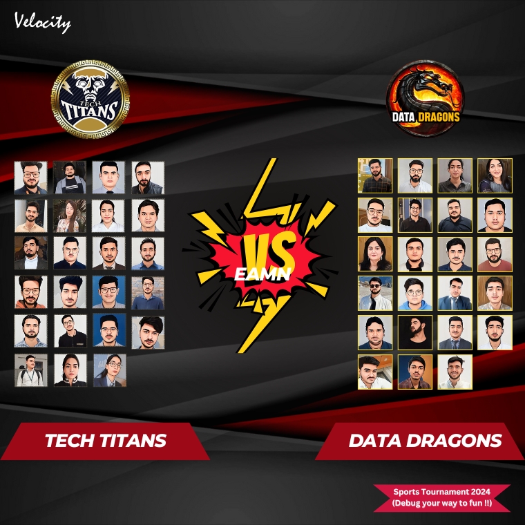 Data Dragons vs. Tech Titans - Two Teams of Sports Battle 2024 of Velocitians