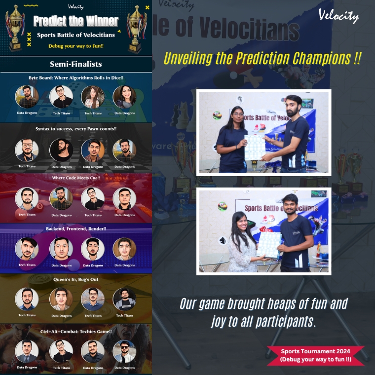 Predict the winner of Sports Battle of Velocitians and win the Price
