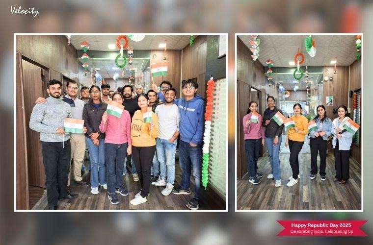 Celebrating Republic Day at Velocity A symbol of the Republic