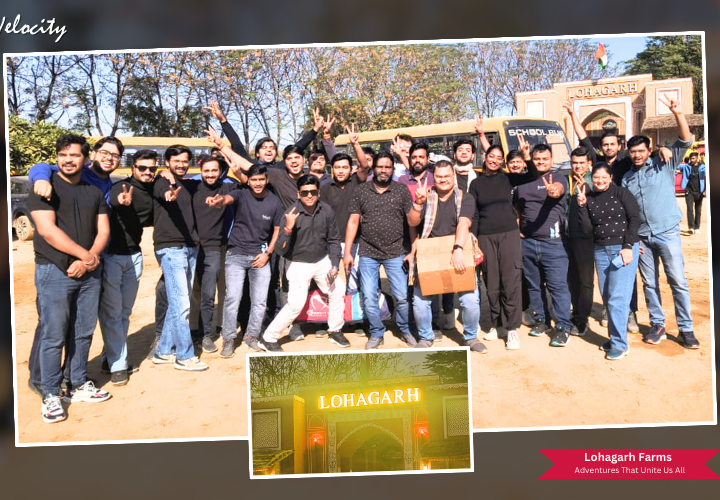 Velocity Team Building at Lohagarh Farms Moments of Arrival and Excitement