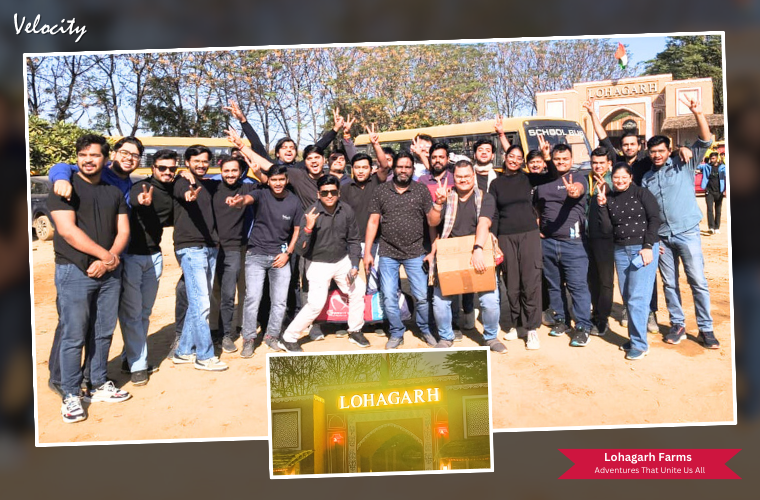 Velocity Team Building at Lohagarh Farms Moments of Arrival and Excitement