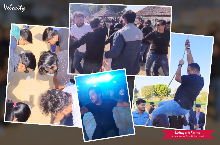 Velocity Team Building at Lohagarh Farms Team Spirit in Action